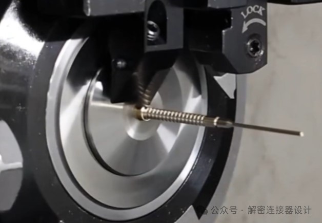 Machining pins using a Swiss-type lathe     