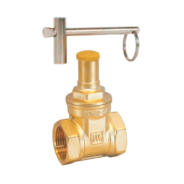 Brass Lockable Gate Valve JKL-9118