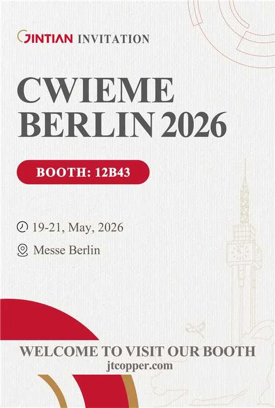 Winding the Coil! Meet Jintian Copper at CWIEME Berlin 2026!